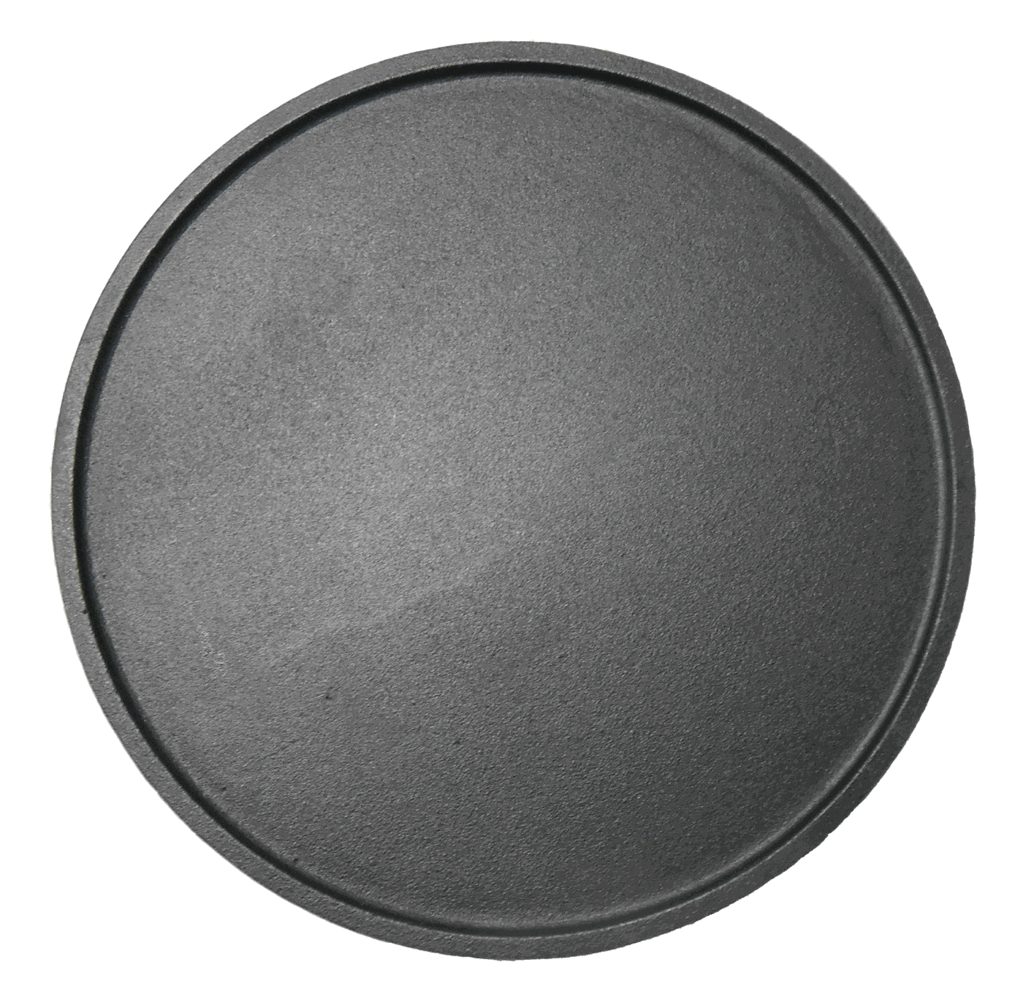 Plancha grill plate made of cast iron, cast plate 32 cm double-sided