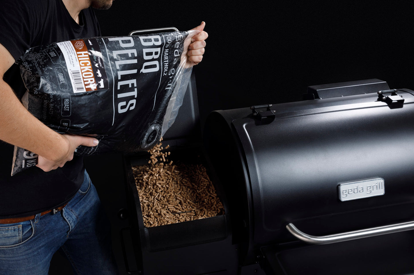 BBQ premium Hartholz Pellets Hickory 9kg - GEDA Grill