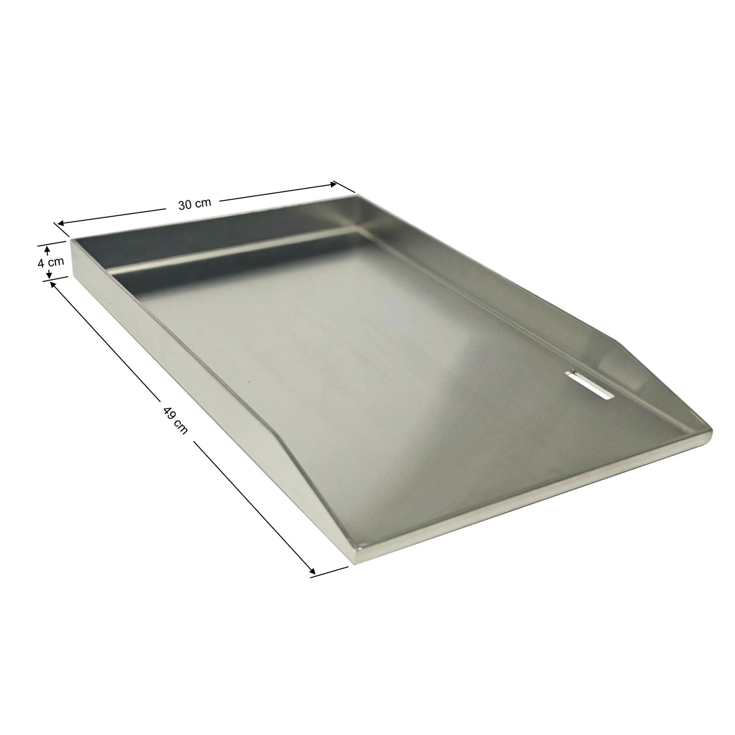 'ODIN' Edelstahl Plancha 49*30*4cm - GEDA Grill premium Grillplatte