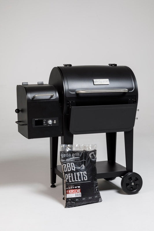BBQ premium Hartholz Pellets Kirsche 9kg - GEDA Grill - GEDA Grill