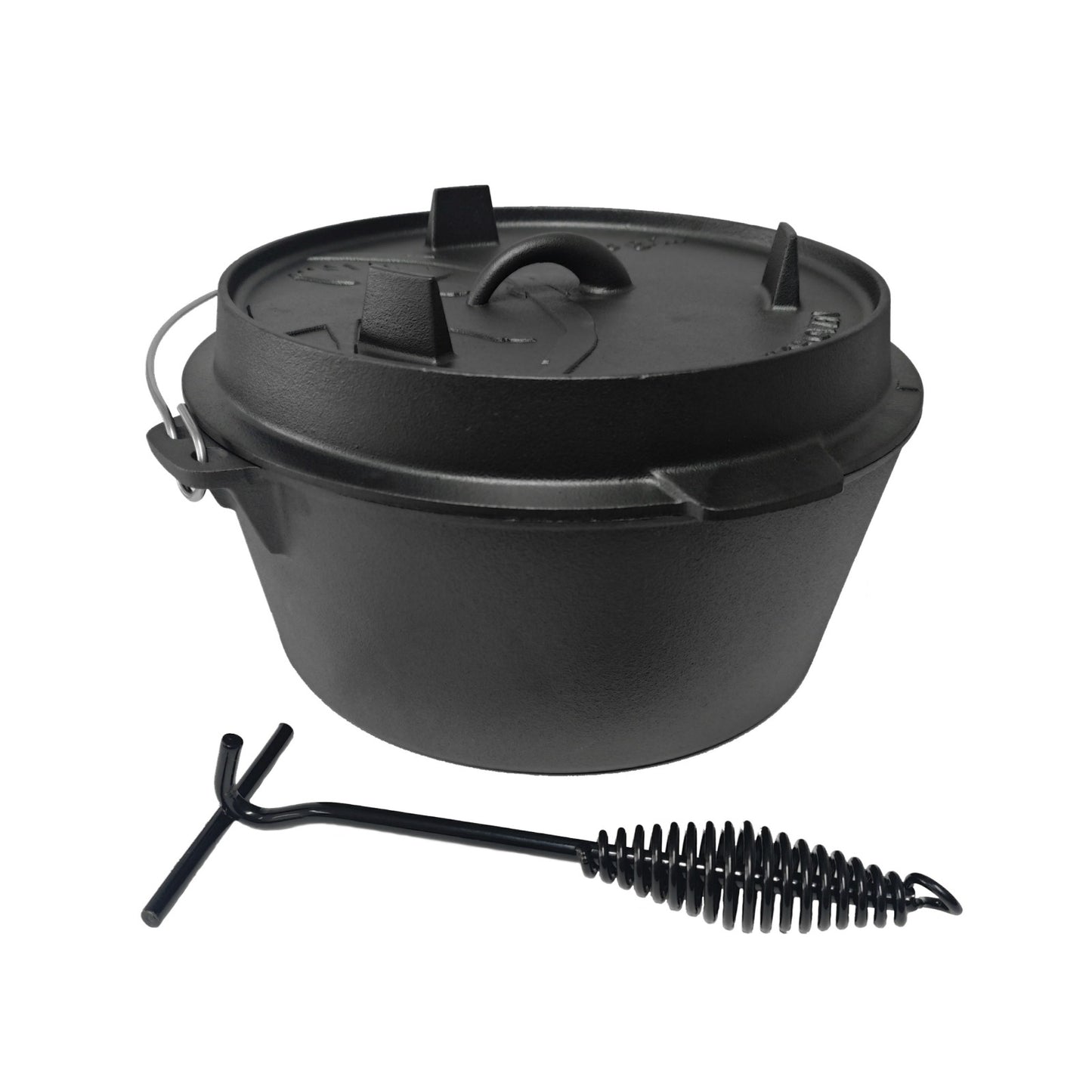 GEDA Grill Dutch Oven with Lid Lifter