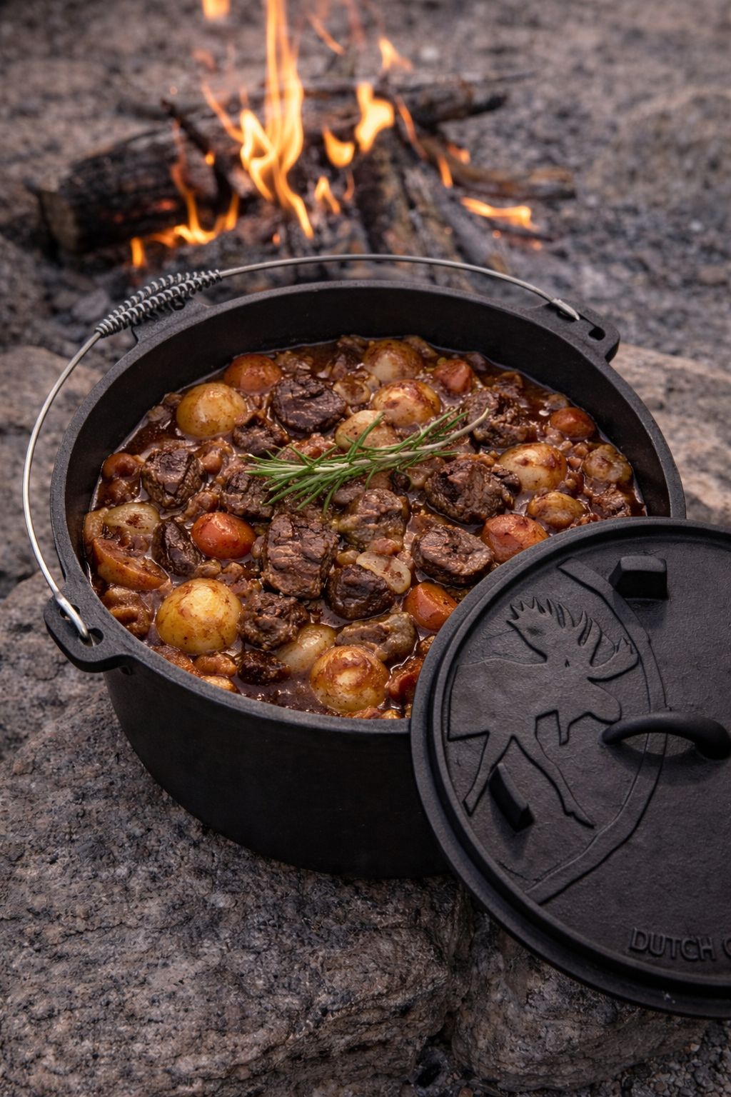 GEDA Grill Dutch Oven with Lid Lifter