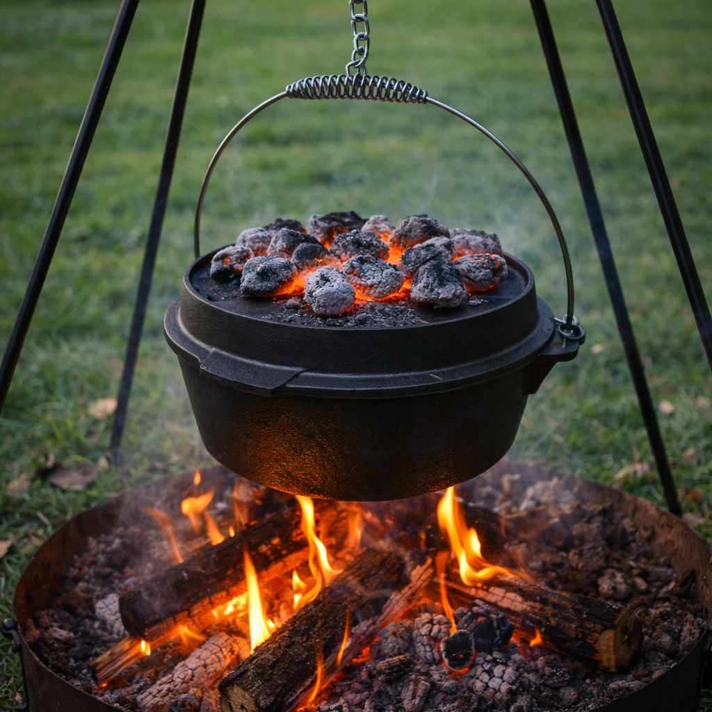 GEDA Grill Dutch Oven with Lid Lifter