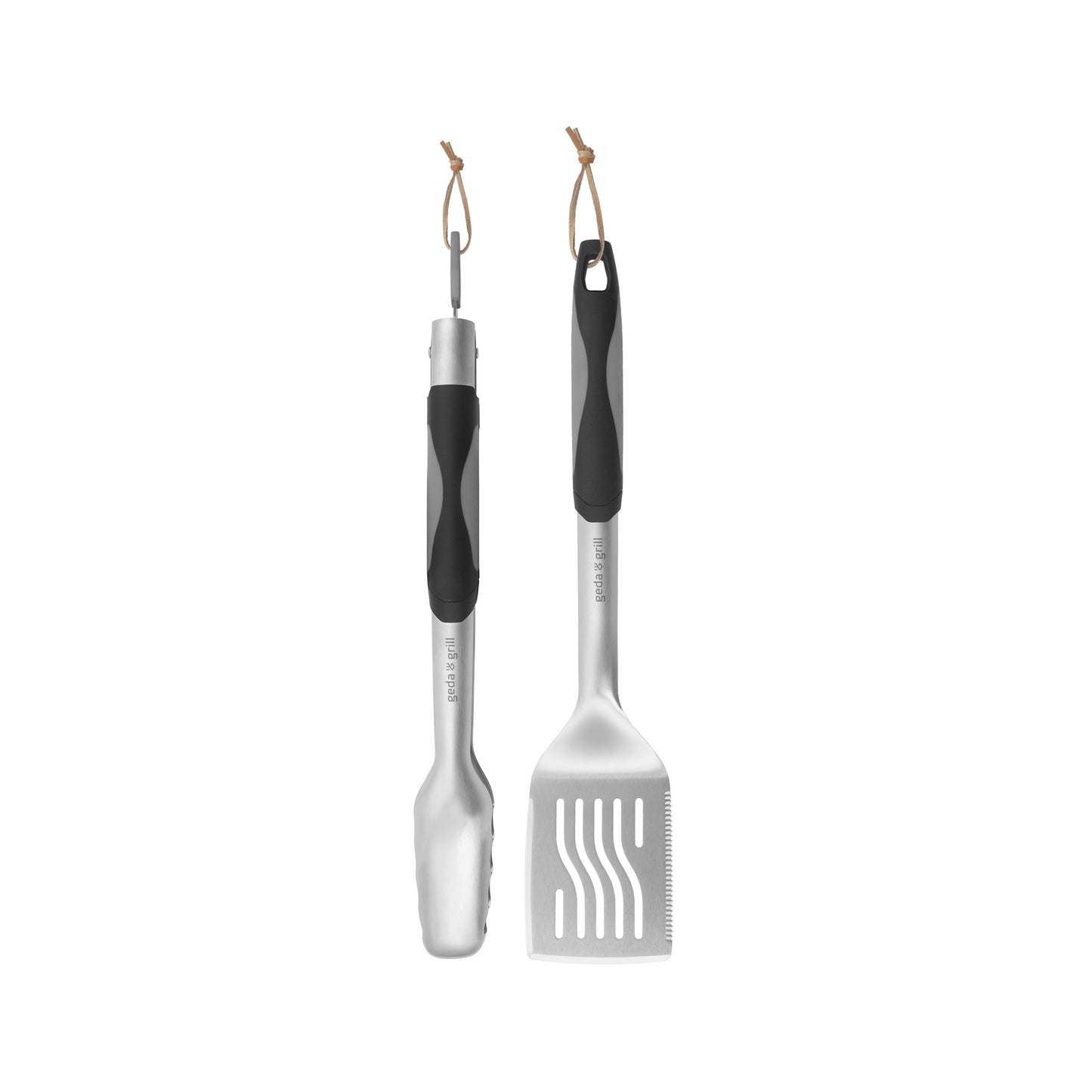 Grillbesteck Edelstahl Set 2-tlg