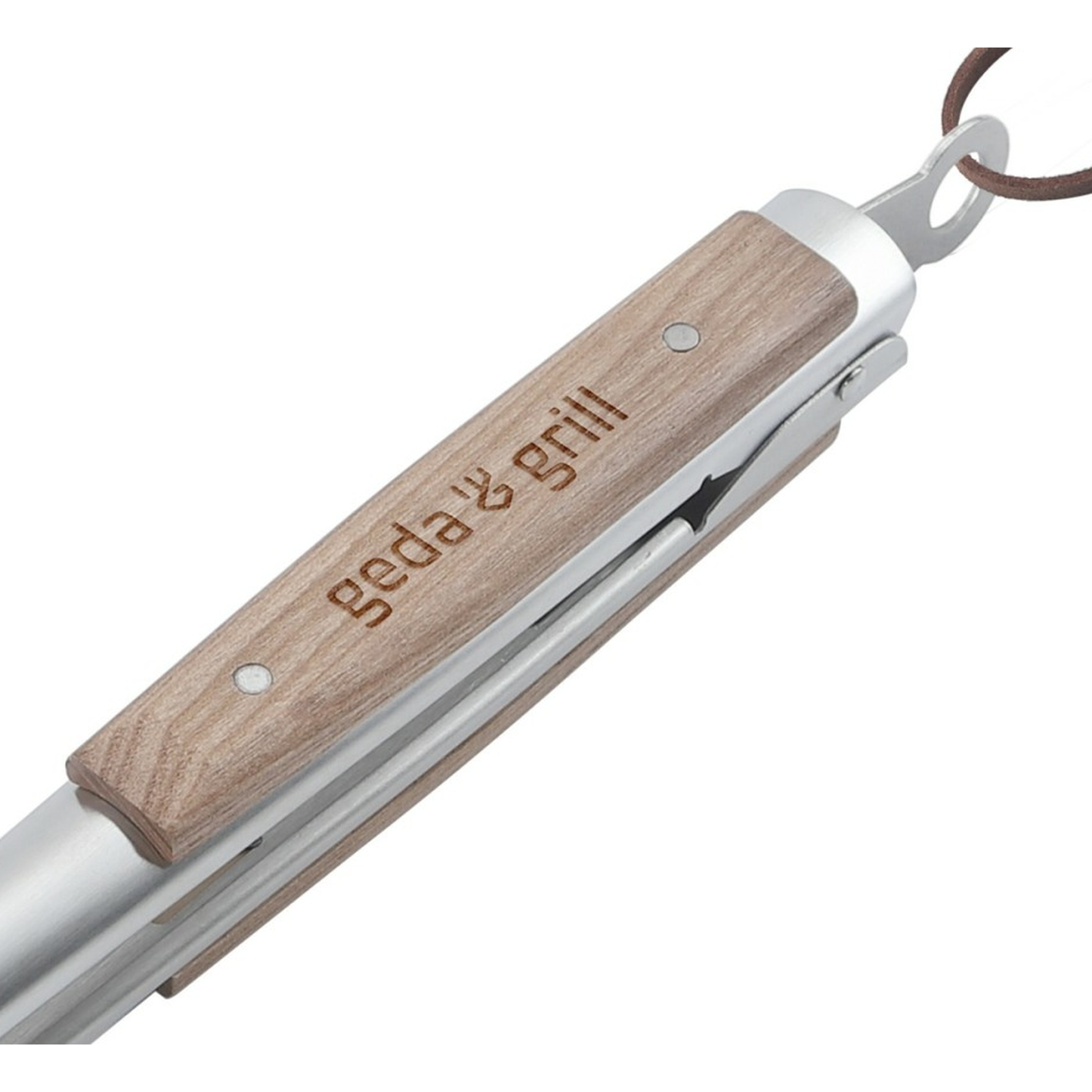 GEDA Grillzange 45cm Edelstahl mit Holzgriff