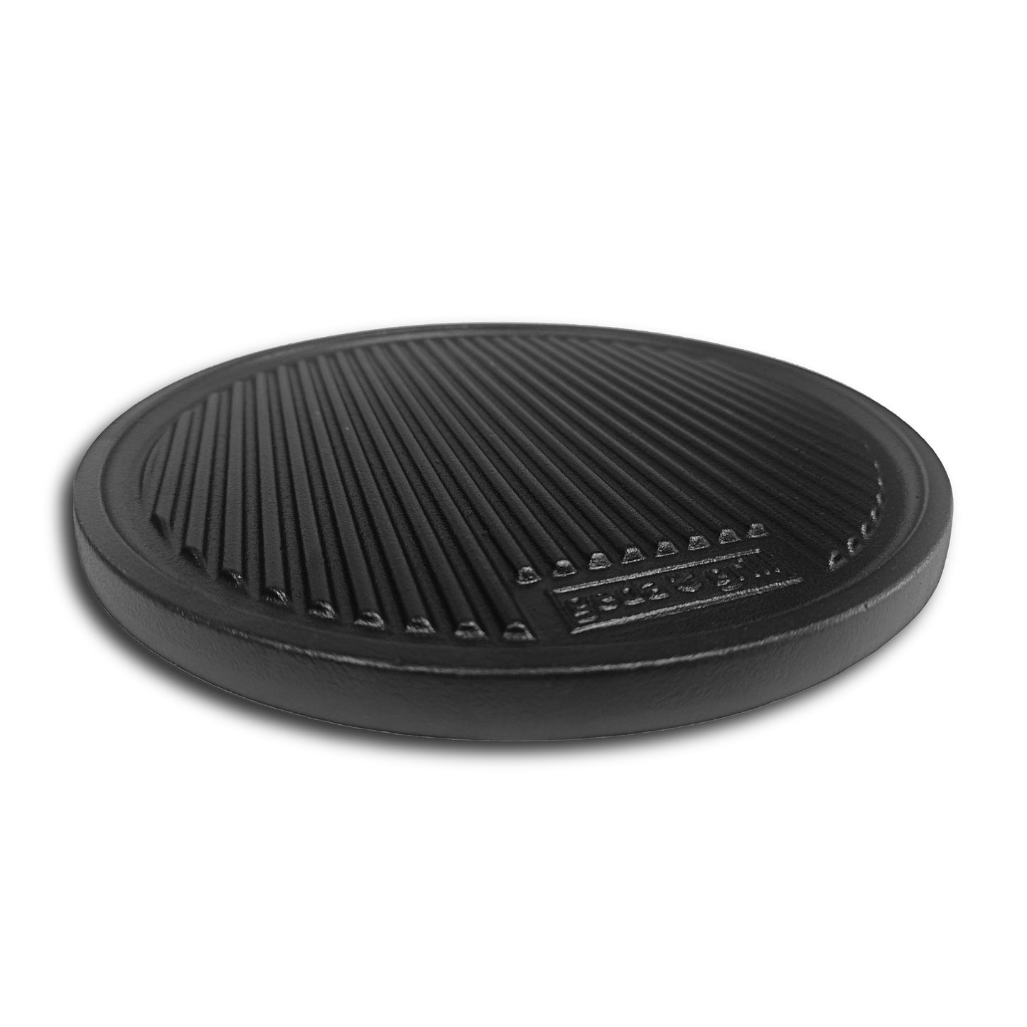 Grillplatte aus Gusseisen, GEDA Gussplatte 32 cm doppelseitig