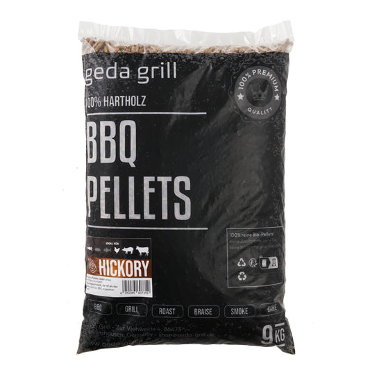 BBQ premium Hartholz Pellets Hickory 9kg - GEDA Grill