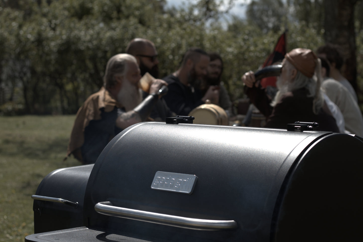 'ODIN 95' pellet grill GEDA Grill Smoker with WiFi