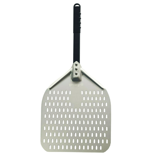 Flamma Aluminium Pizzaheber 30cm, eloxiert, perforiert, abnehmbar