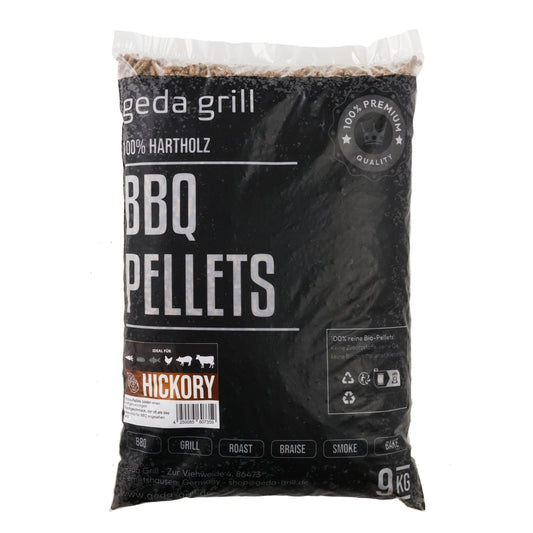 BBQ premium Hartholz Pellets Hickory 9kg - GEDA Grill - GEDA Grill