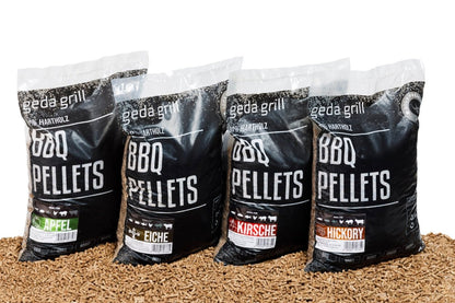 BBQ premium Hartholz Pellets Kirsche 9kg - GEDA Grill - GEDA Grill