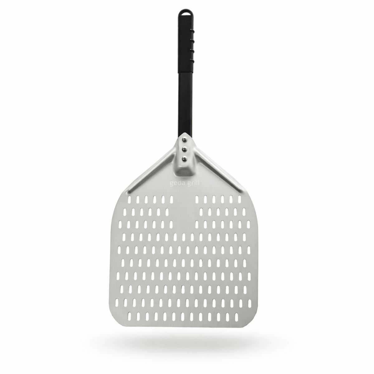 GEDA Flamma Aluminium Pizzaheber 30cm, eloxiert, perforiert, abnehmbar - GEDA Grill