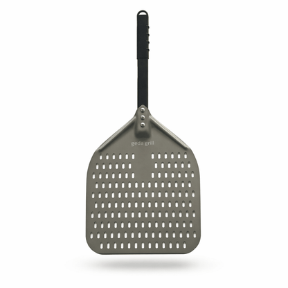 GEDA Flamma Aluminium Pizzaheber 30cm, eloxiert, perforiert, abnehmbar - GEDA Grill