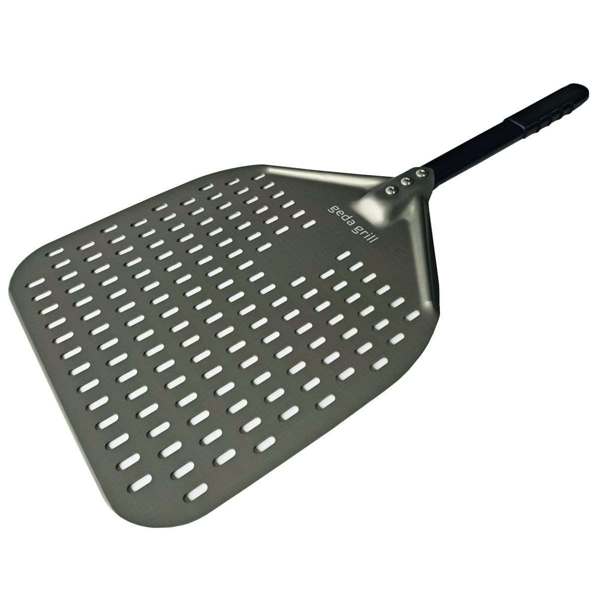 GEDA Flamma Aluminium Pizzaheber 30cm, eloxiert, perforiert, abnehmbar - GEDA Grill
