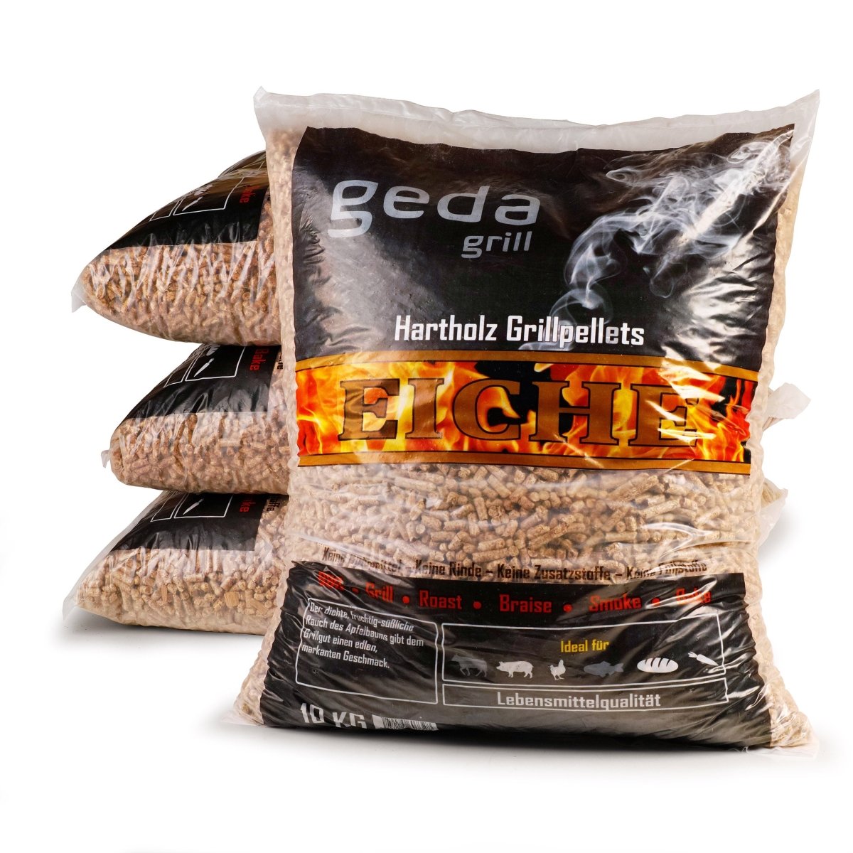 GEDA Grill Premium Hartholz BBQ Pellets Eiche 10kg - GEDA Grill