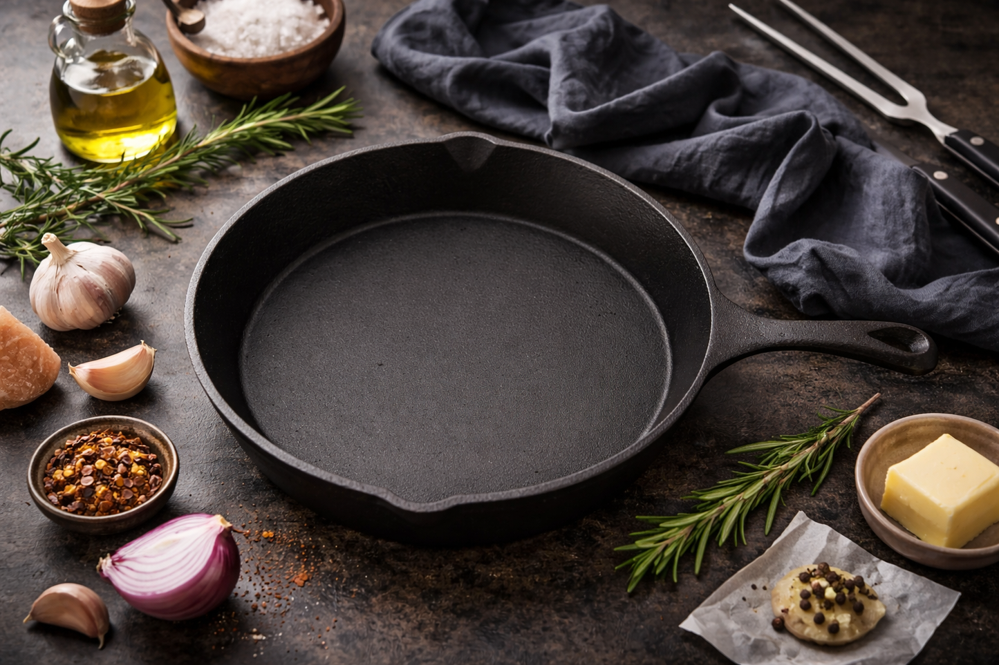 Cast Iron Skillet Ø30cm Cast iron pan