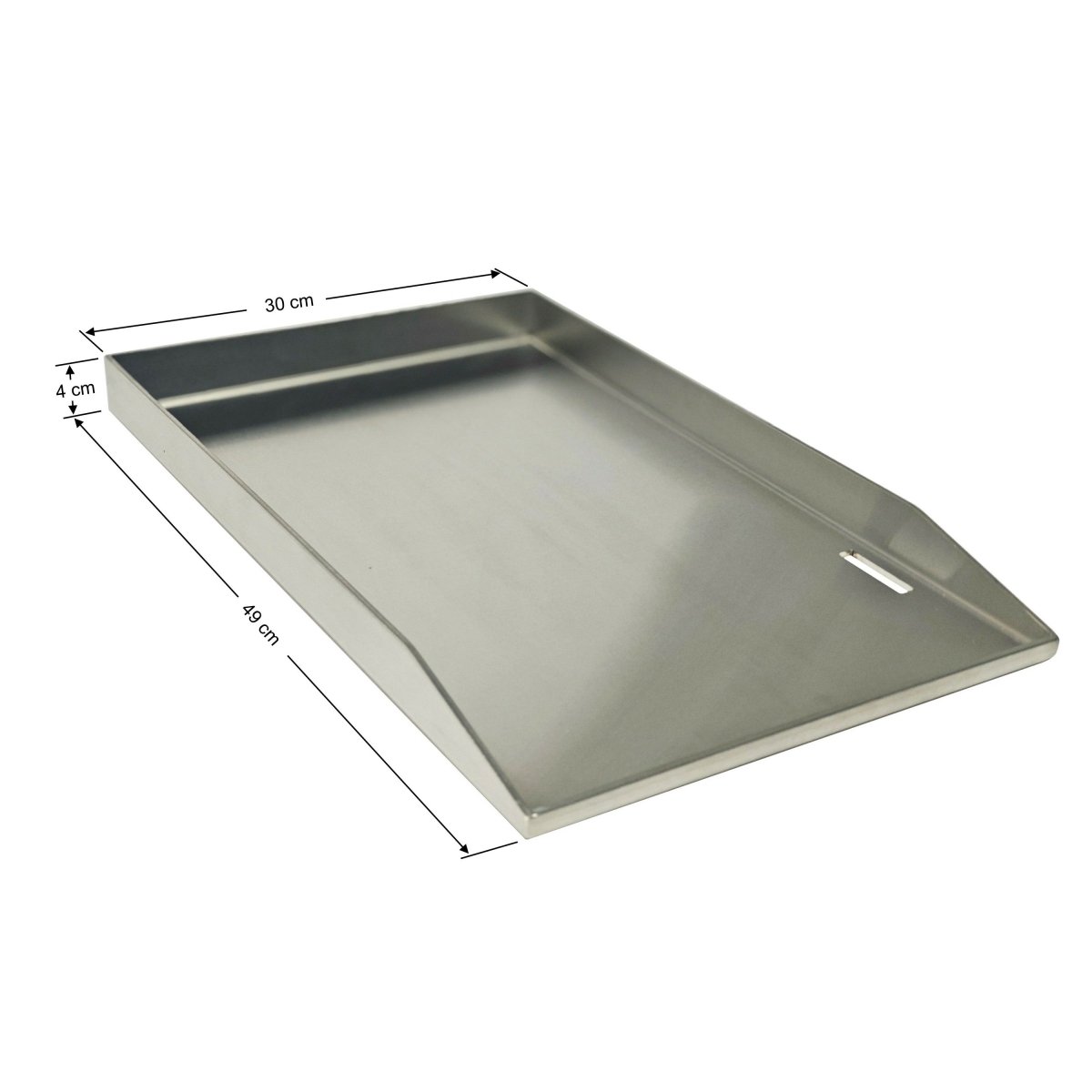 'ODIN' Edelstahl Plancha 49*30*4cm - GEDA Grill premium Grillplatte - GEDA Grill